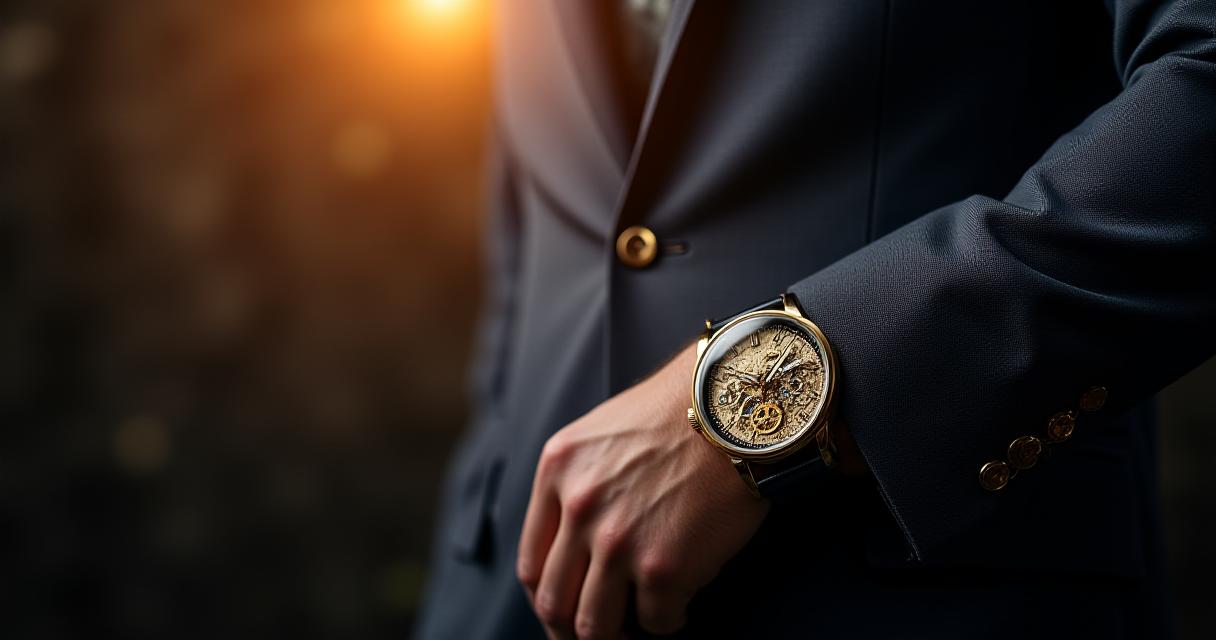 Meccanismi di orologio integrati con tessuti raffinati